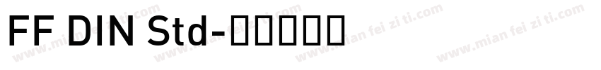 FF DIN Std字体转换